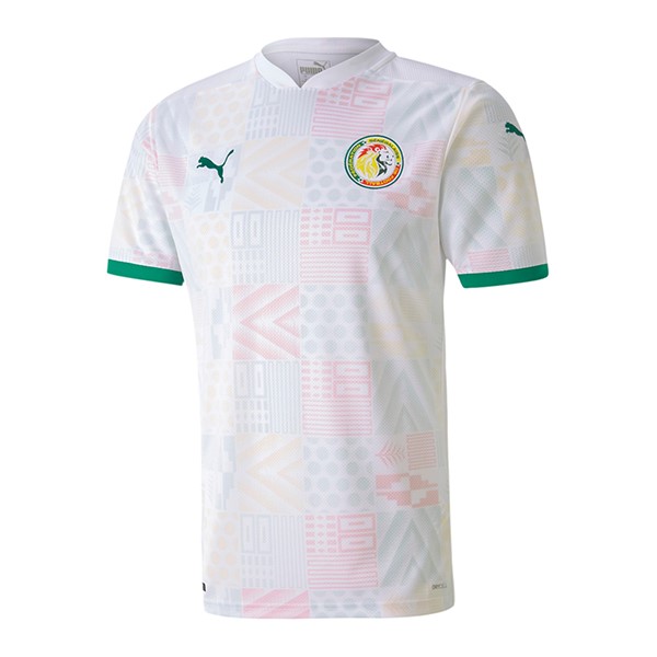 Thailande Maillot Football Sénégal Exterieur 2020 Blanc